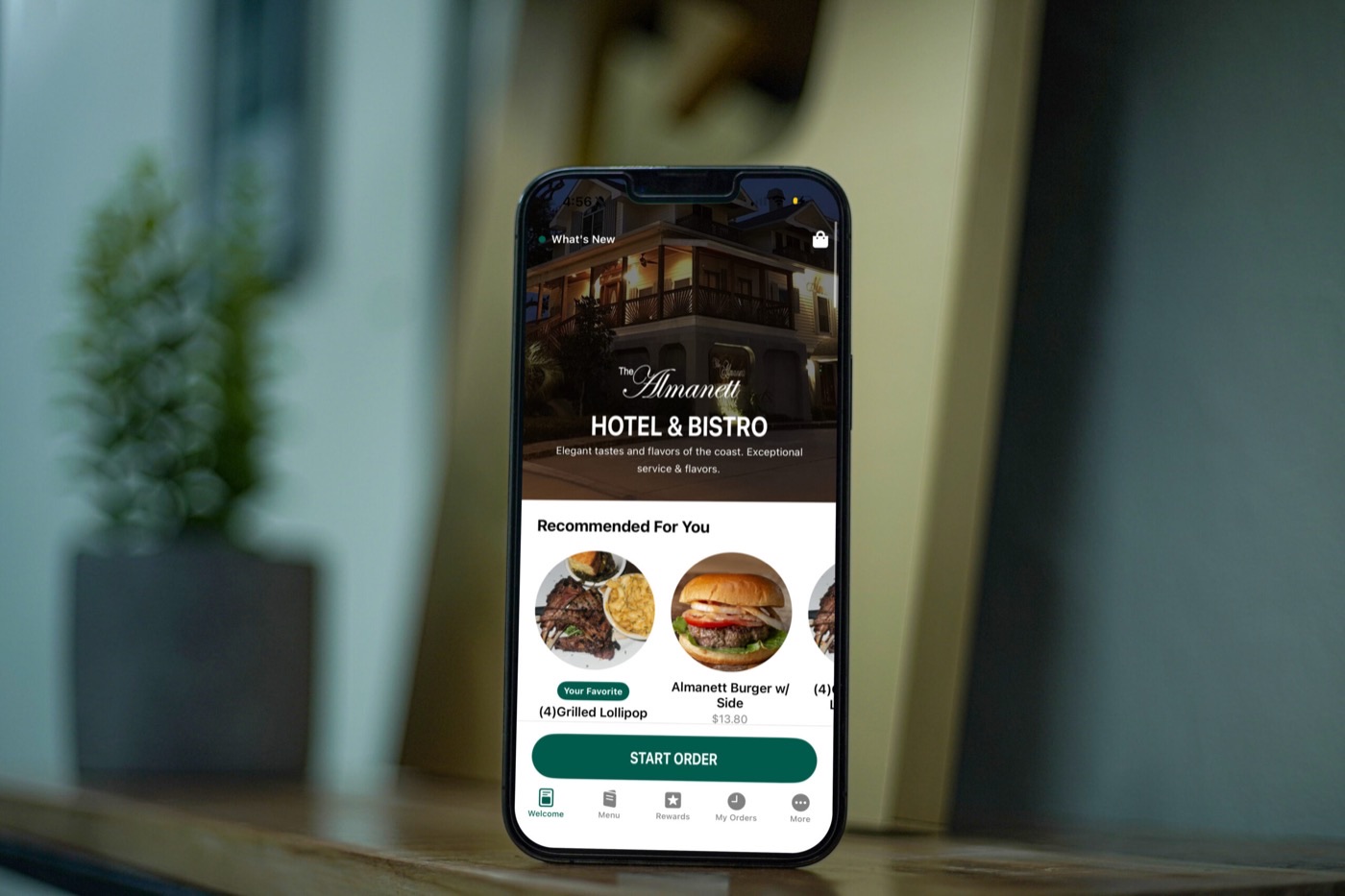 The Almanett app on an iPhone